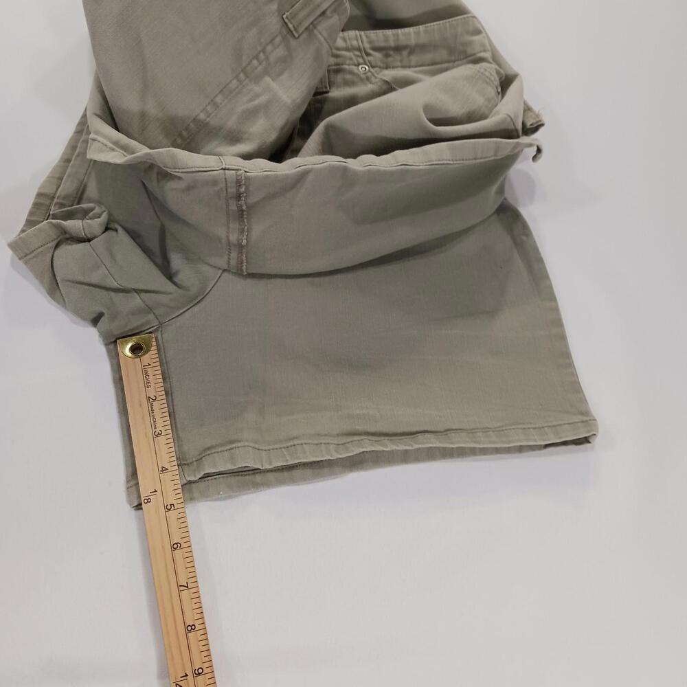 Gloria Vanderbilt RN#89828 Women's Beige/Khaki Cotton Blend Denim Skort Size 12 - Picture 6 of 16